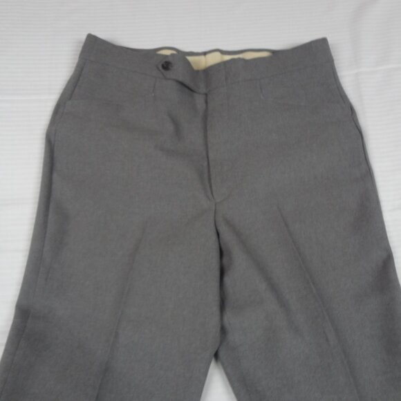 HAGGAR EXPAND-O-MATIC MENS GRAY DRESS PANTS SIZE 34/30 K597 - Picture 3 of 5